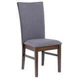 Sherwood Gray Upholstered Dining Side Chair, Set of 2 by Coaster at Eve Furniture