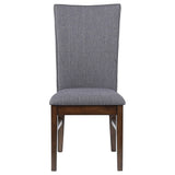 Sherwood Gray Upholstered Dining Side Chair, Set of 2 by Coaster at Eve Furniture