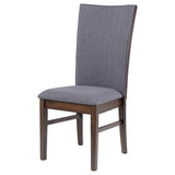 Sherwood Gray Upholstered Dining Side Chair, Set of 2 by Coaster at Eve Furniture