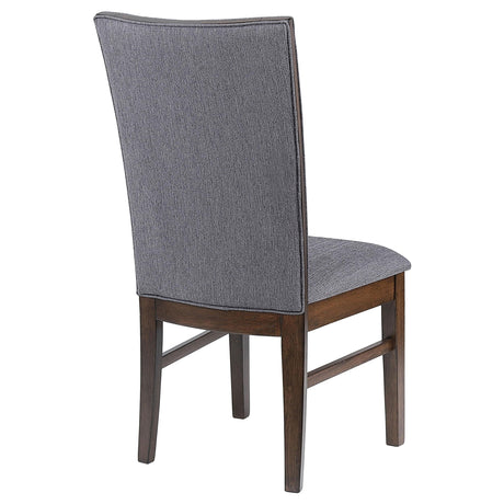 Sherwood Gray Upholstered Dining Side Chair, Set of 2 by Coaster at Eve Furniture