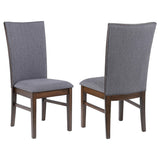 Sherwood Gray Upholstered Dining Side Chair, Set of 2 by Coaster at Eve Furniture