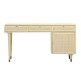 Sierra Cane Desk by TOV Furniture at Eve Furniture