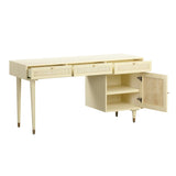 Sierra Cane Desk by TOV Furniture at Eve Furniture