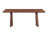 Silas Walnut Brown Dining Table by Moe's Home at Eve Furniture