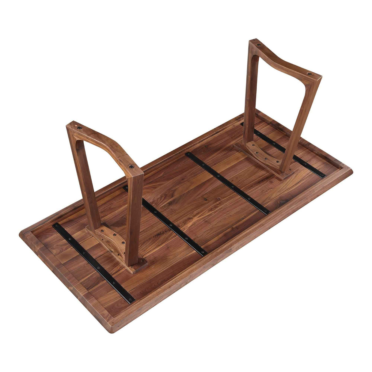 Silas Walnut Brown Dining Table by Moe's Home at Eve Furniture
