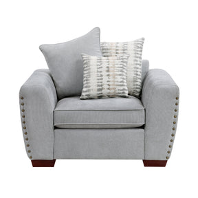 Silverthorne Gray Chair by Homelegance at Eve Furniture
