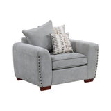 Silverthorne Gray Chair by Homelegance at Eve Furniture