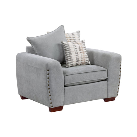 Silverthorne Gray Chair by Homelegance at Eve Furniture