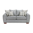 Silverthorne Gray Loveseat by Homelegance at Eve Furniture