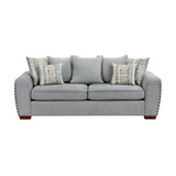 Silverthorne Gray Sofa by Homelegance at Eve Furniture