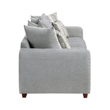 Silverthorne Gray Sofa by Homelegance at Eve Furniture