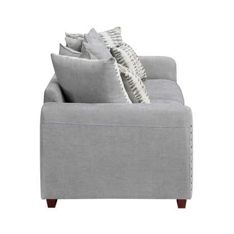 Silverthorne Gray Sofa by Homelegance at Eve Furniture