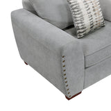 Silverthorne Gray Sofa by Homelegance at Eve Furniture