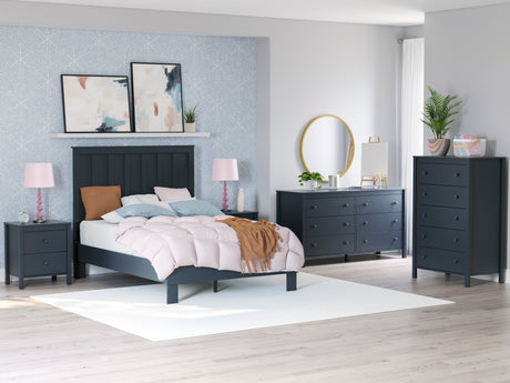 Simmenfort Navy Blue Youth Platform Bedroom Set by Ashley at Eve Furniture