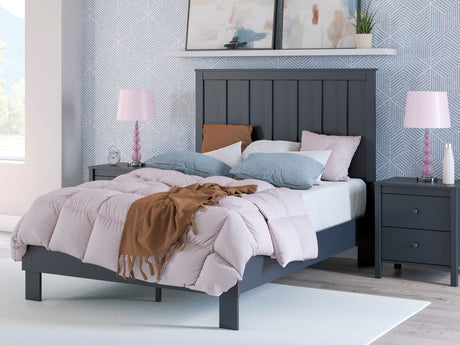 Simmenfort Navy Blue Youth Platform Bedroom Set by Ashley at Eve Furniture