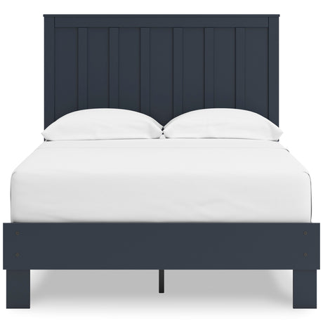Simmenfort Navy Blue Youth Platform Bedroom Set by Ashley at Eve Furniture