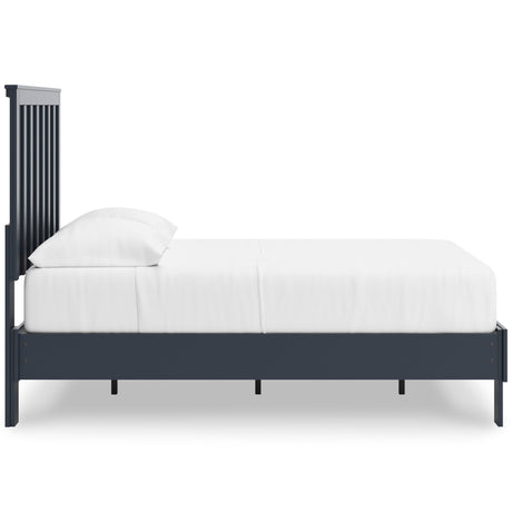 Simmenfort Navy Blue Youth Platform Bedroom Set by Ashley at Eve Furniture