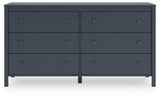 Simmenfort Navy Blue Youth Platform Bedroom Set by Ashley at Eve Furniture