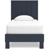 Simmenfort Navy Blue Youth Platform Bedroom Set by Ashley at Eve Furniture