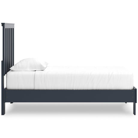 Simmenfort Navy Blue Youth Platform Bedroom Set by Ashley at Eve Furniture
