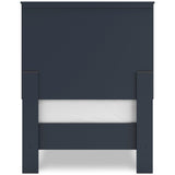 Simmenfort Navy Blue Youth Platform Bedroom Set by Ashley at Eve Furniture