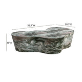 Slab Concrete Indoor / Outdoor Coffee Table by TOV Furniture at Eve Furniture