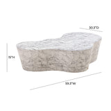 Slab Concrete Indoor / Outdoor Coffee Table by TOV Furniture at Eve Furniture