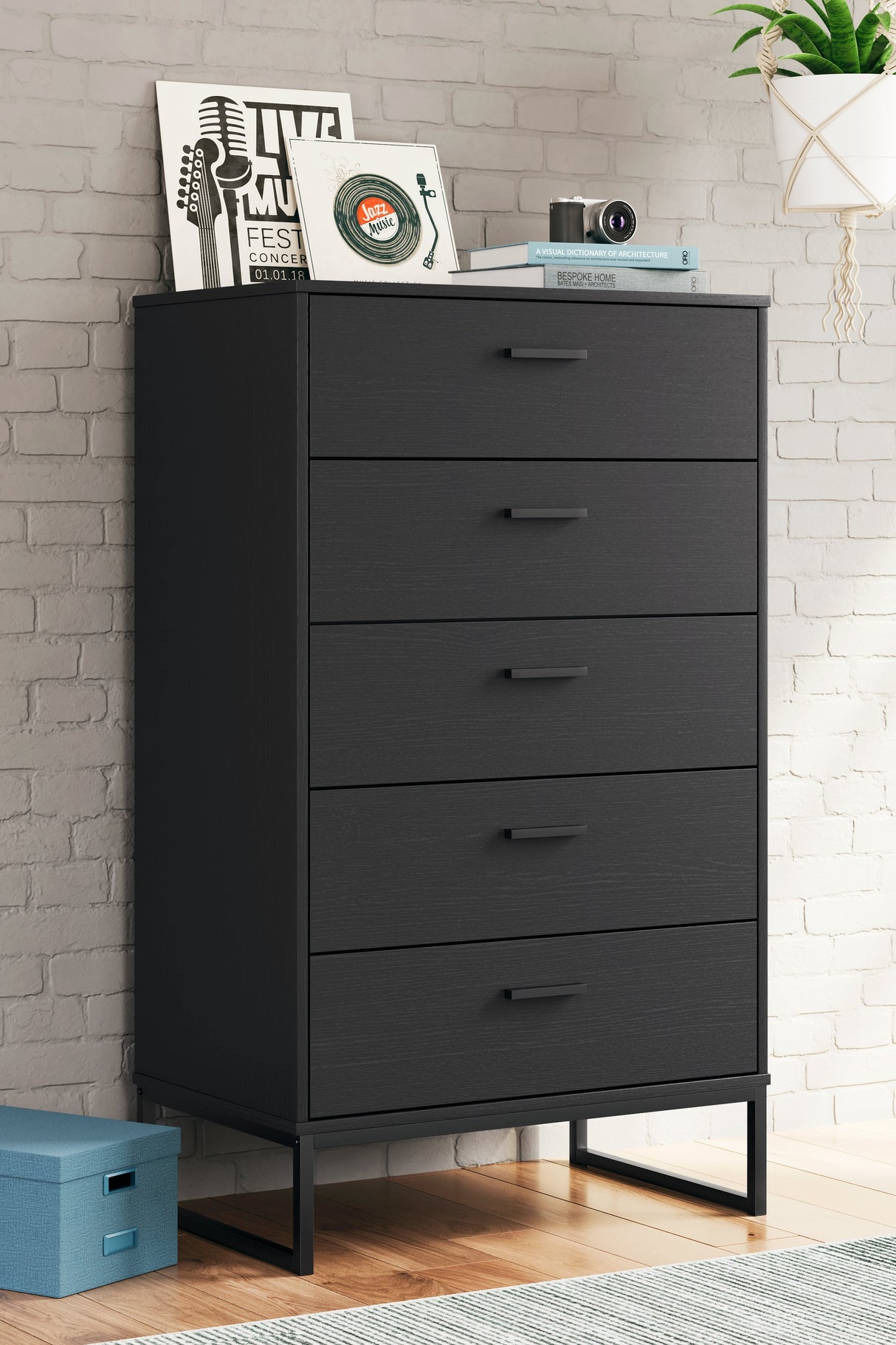 Socalle Black Youth Panel Platform Bedroom Set by Ashley at Eve Furniture