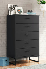 Socalle Black Youth Panel Platform Bedroom Set by Ashley at Eve Furniture