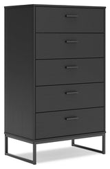 Socalle Black Youth Panel Platform Bedroom Set by Ashley at Eve Furniture