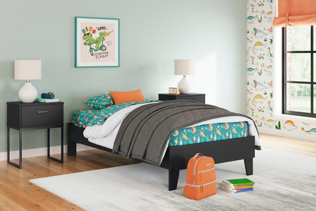 Socalle Black Youth Platform Bedroom Set by Ashley at Eve Furniture