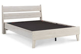 Socalle Light Natural Youth Panel Platform Bedroom Set by Ashley at Eve Furniture