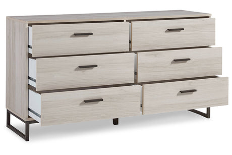 Socalle Light Natural Youth Panel Platform Bedroom Set by Ashley at Eve Furniture