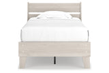 Socalle Light Natural Youth Panel Platform Bedroom Set by Ashley at Eve Furniture