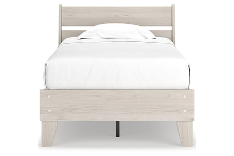 Socalle Light Natural Youth Panel Platform Bedroom Set by Ashley at Eve Furniture
