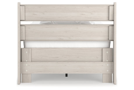 Socalle Light Natural Youth Panel Platform Bedroom Set by Ashley at Eve Furniture