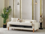 Soho 4-pieces (2 Sofa & 2 Chair) Livingroom Set Cream - Clearance
