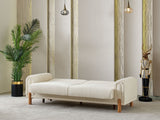 Soho 4-pieces (2 Sofa & 2 Chair) Livingroom Set Cream - Clearance