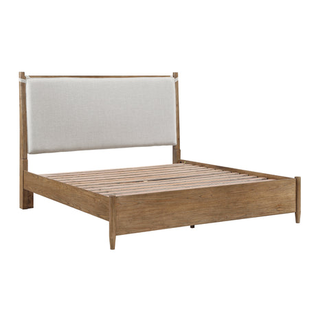Sonoma Oak King Platform Bed by Homelegance at Eve Furniture