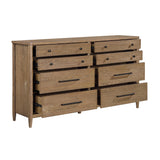 Sonoma Oak Platform Bedroom Set by Homelegance at Eve Furniture