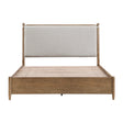 Sonoma Oak Queen Platform Bed by Homelegance at Eve Furniture