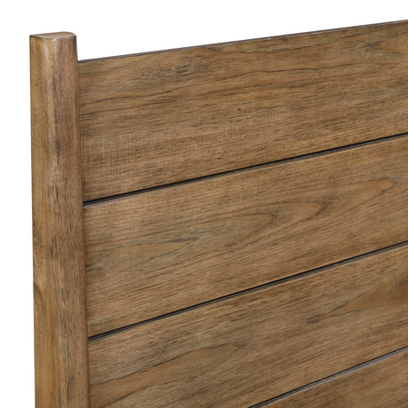 Sonoma Oak Queen Platform Bed by Homelegance at Eve Furniture