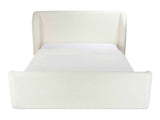 Sophia Cream King Storage Bed by Moe's Home at Eve Furniture