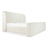 Sophia Cream King Storage Bed by Moe's Home at Eve Furniture
