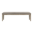 Southlake Brownish Gray Dining Bench by Homelegance at Eve Furniture