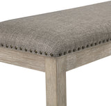 Southlake Brownish Gray Dining Bench by Homelegance at Eve Furniture