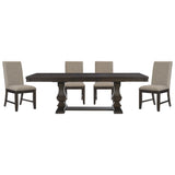 Southlake Wire Brushed Rustic Brown Dining Set by Homelegance at Eve Furniture