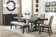Southlake Wire Brushed Rustic Brown Dining Set by Homelegance at Eve Furniture