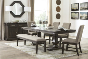 Southlake Wire Brushed Rustic Brown Dining Set by Homelegance at Eve Furniture