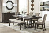 Southlake Wire Brushed Rustic Brown Dining Table by Homelegance at Eve Furniture